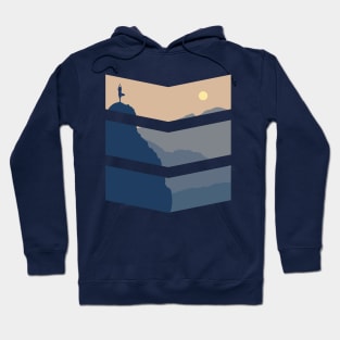 On Top of the Mountain Yoga Hoodie